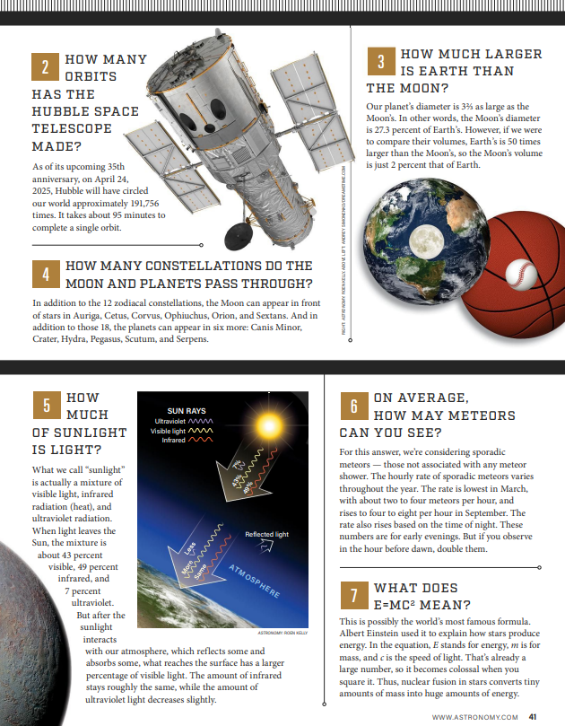 Astronomy - sample page 3