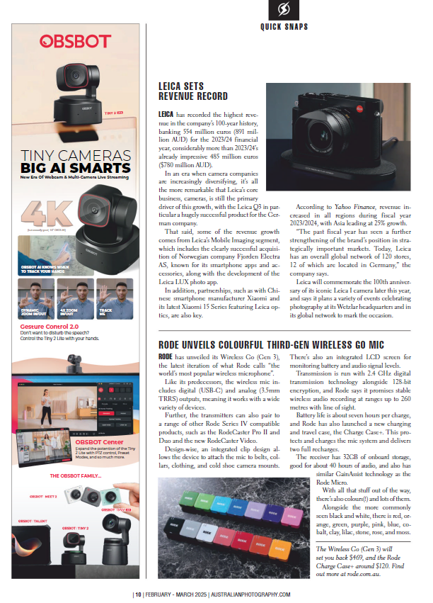 Australian Photography - sample page 1