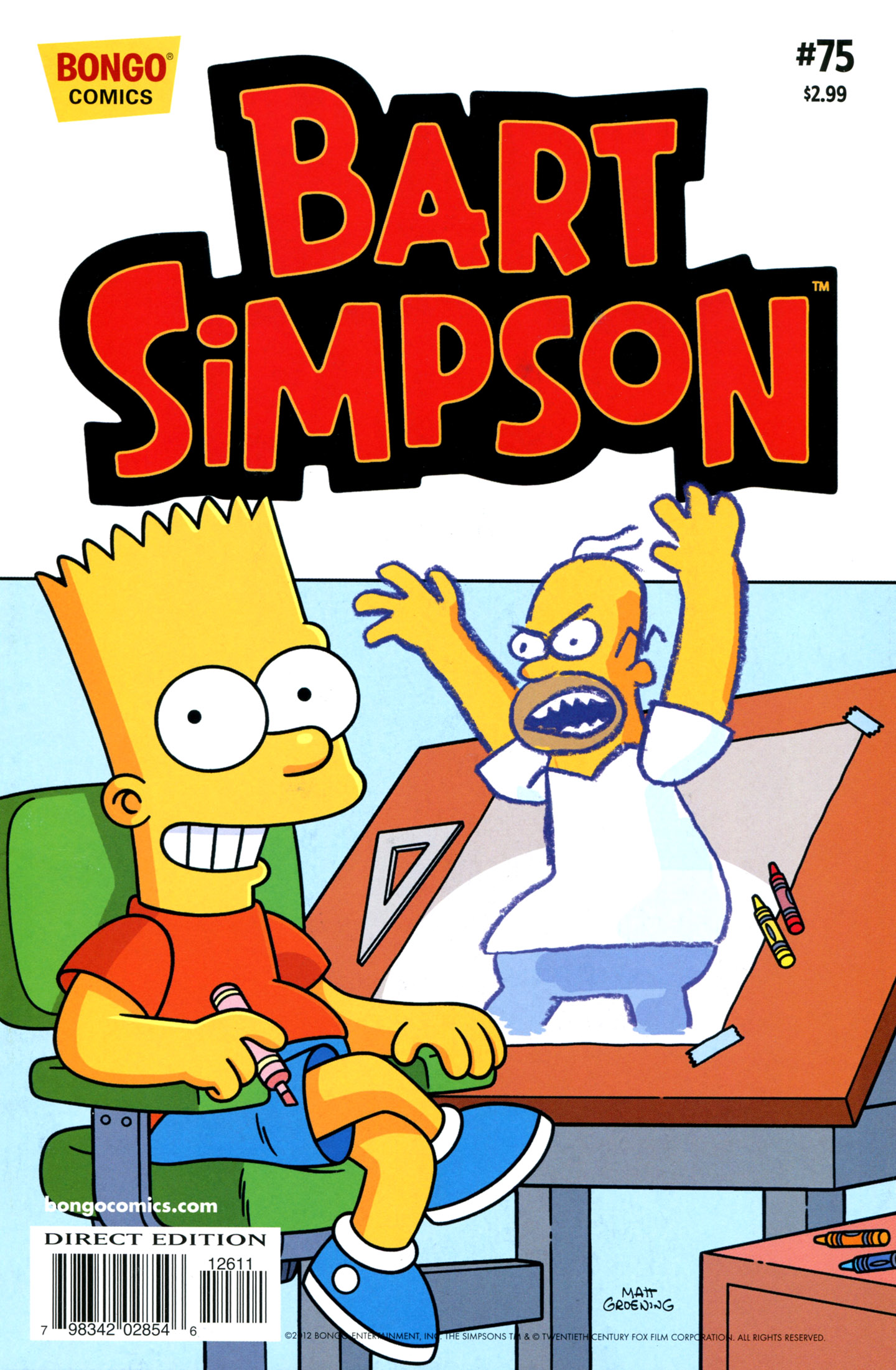 Simpsons Comics Presents Bart Simpson 075 (2012) (Harkonnen)