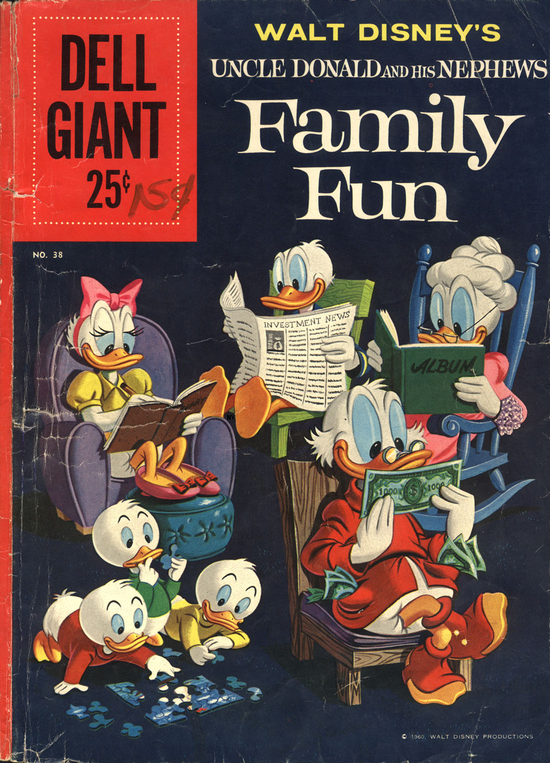 Dell Giant 38 Uncle Donald And His Nephews Family Fun