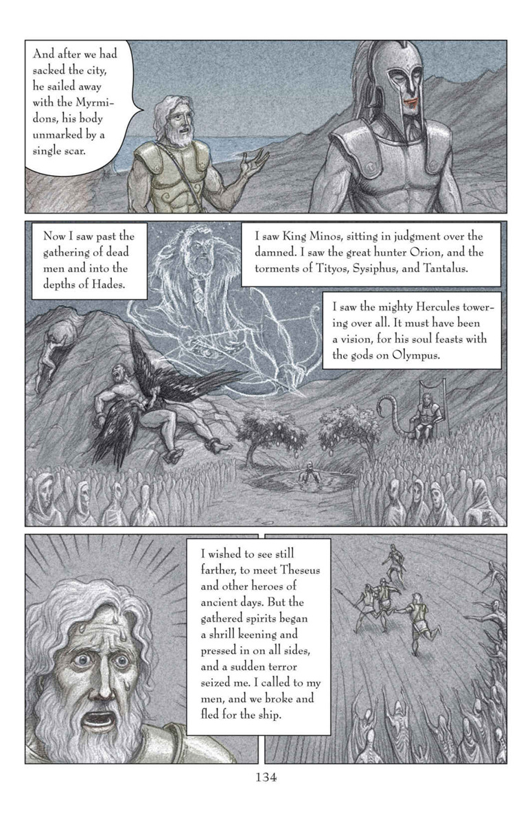 Gareth Hinds - The Odyssey - sample page 3