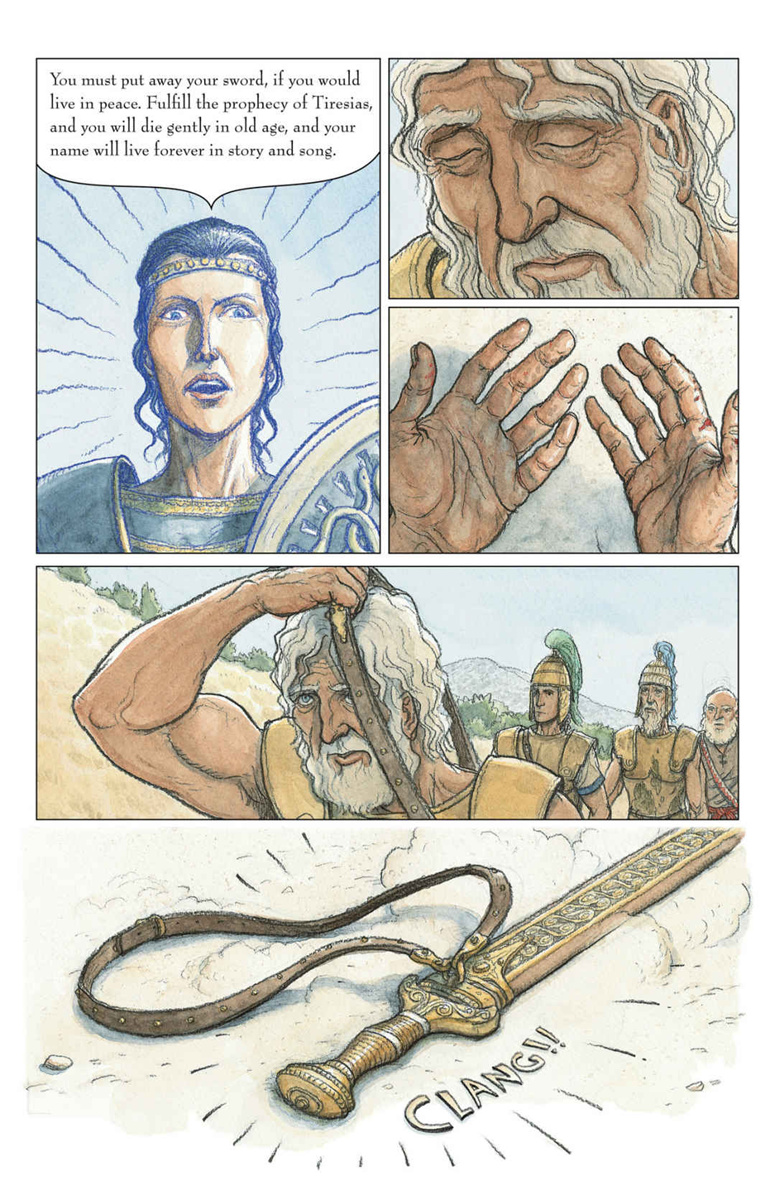 Gareth Hinds - The Odyssey - sample page 5